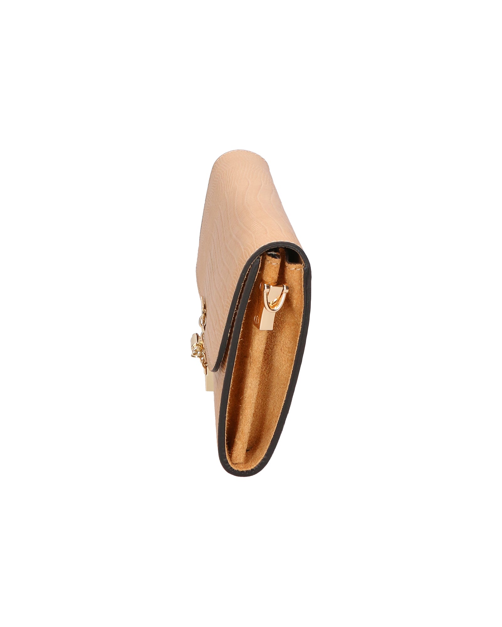 Hope Borsa a mano da donna Made in Italy Vera pelle 734-LU81 SABBIA Viola Castellani