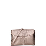 Borsa a mano da donna Vera pelle 07163-L005 BRONZO Viola Castellani