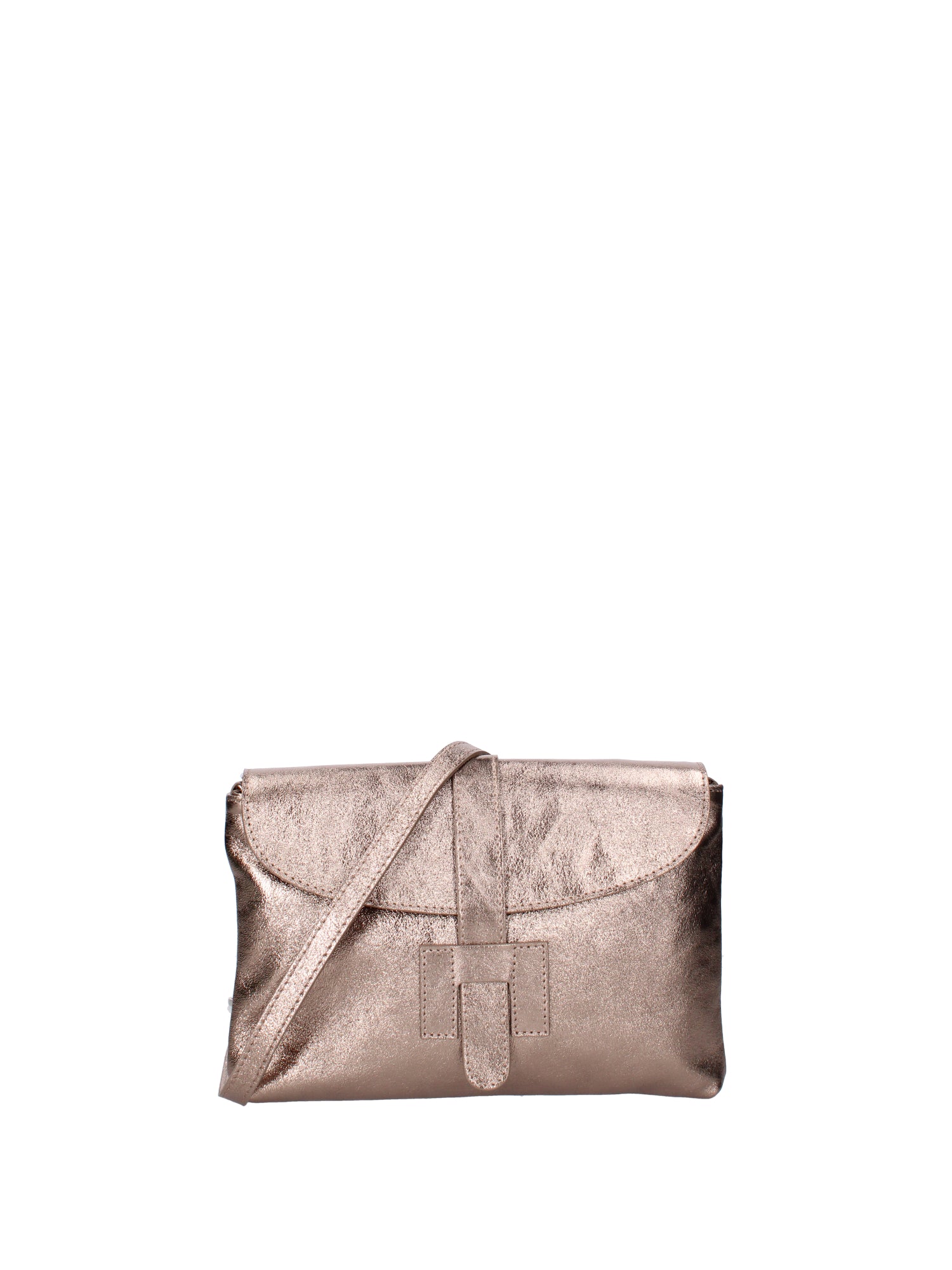 Borsa a mano da donna Vera pelle 07163-L005 BRONZO Viola Castellani