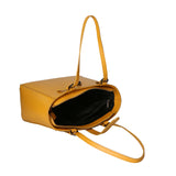 Anna Borsa a spalla da donna 100% pelle 05415-PL36 SENAPE Gave Lux