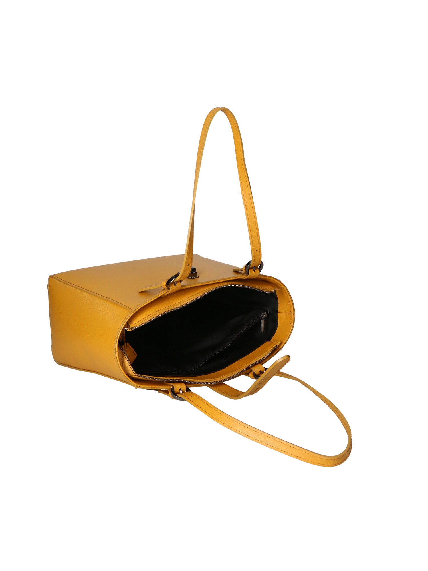 Anna Borsa a spalla da donna 100% pelle 05415-PL36 SENAPE Gave Lux