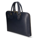 Fabiana Borsa a mano unisex Vera pelle 9033-BLU DARK BLUE Gave Lux