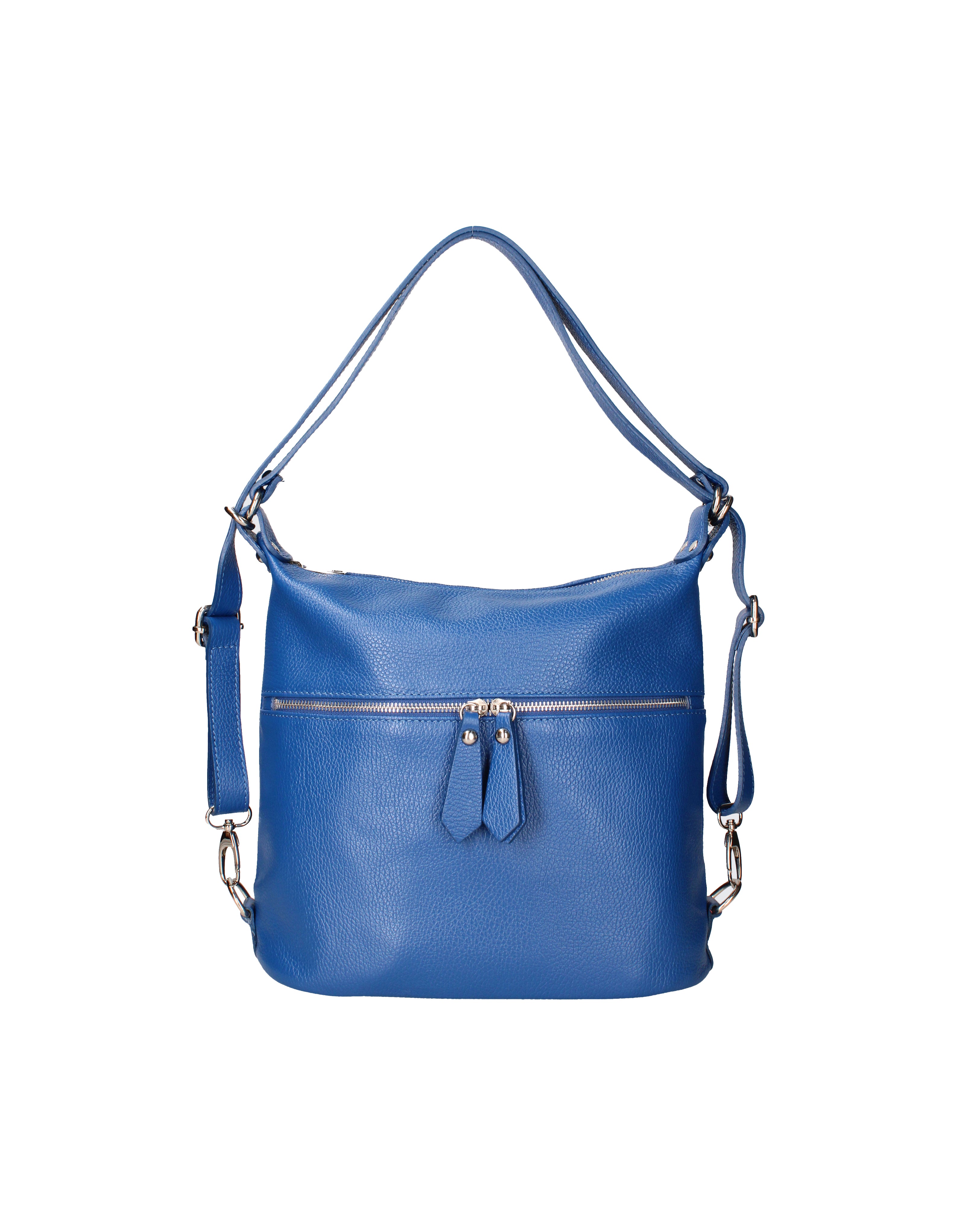 Bianca Borsa a spalla da donna Vera pelle 07136-D22 BLUETTE Viola Castellani