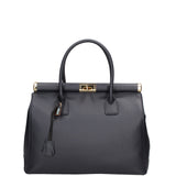Aleria Borsa a mano da donna Vera pelle 8005-D26 BLU NAVY Gave Lux