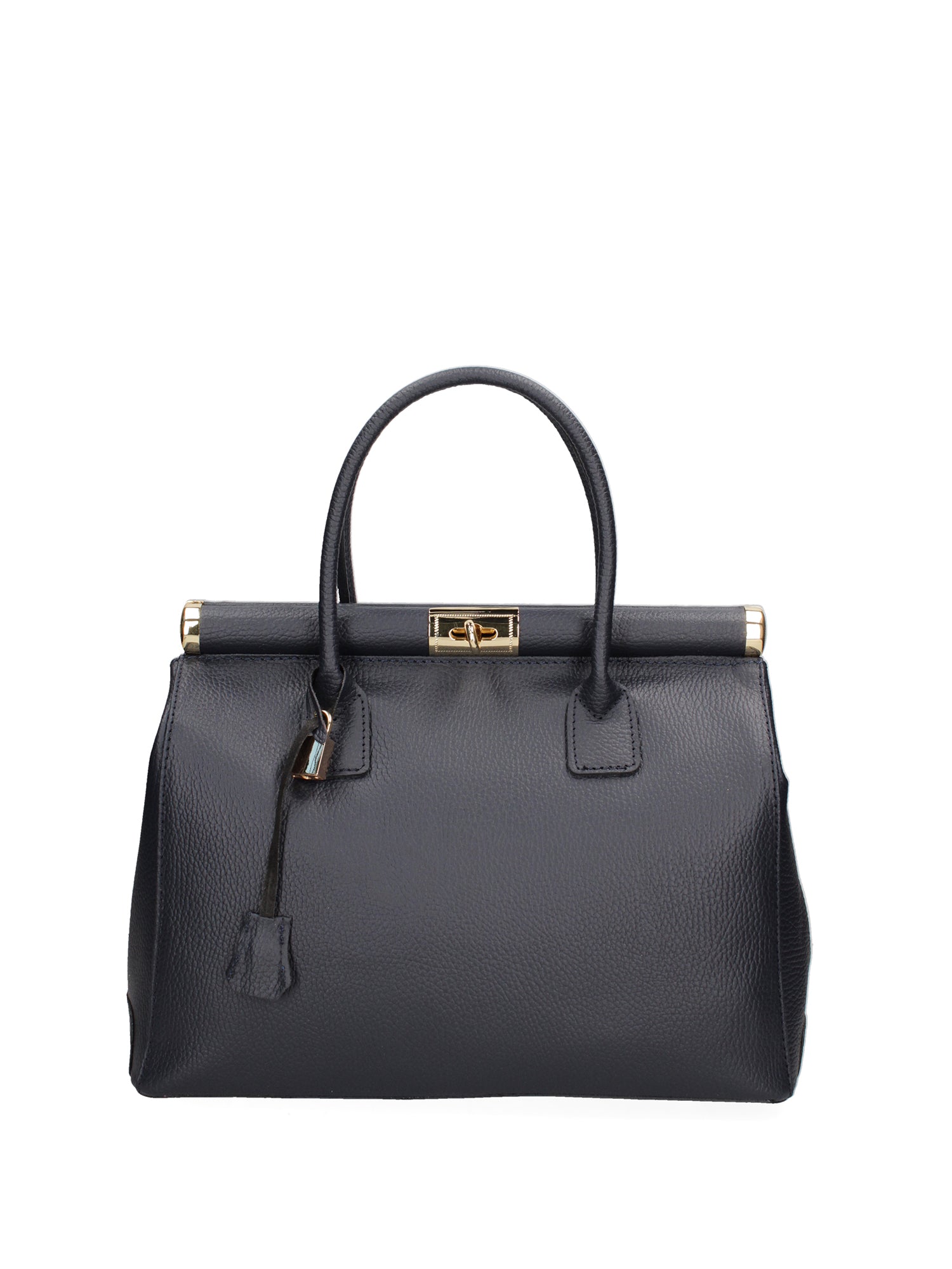 Aleria Borsa a mano da donna Vera pelle 8005-D26 BLU NAVY Gave Lux