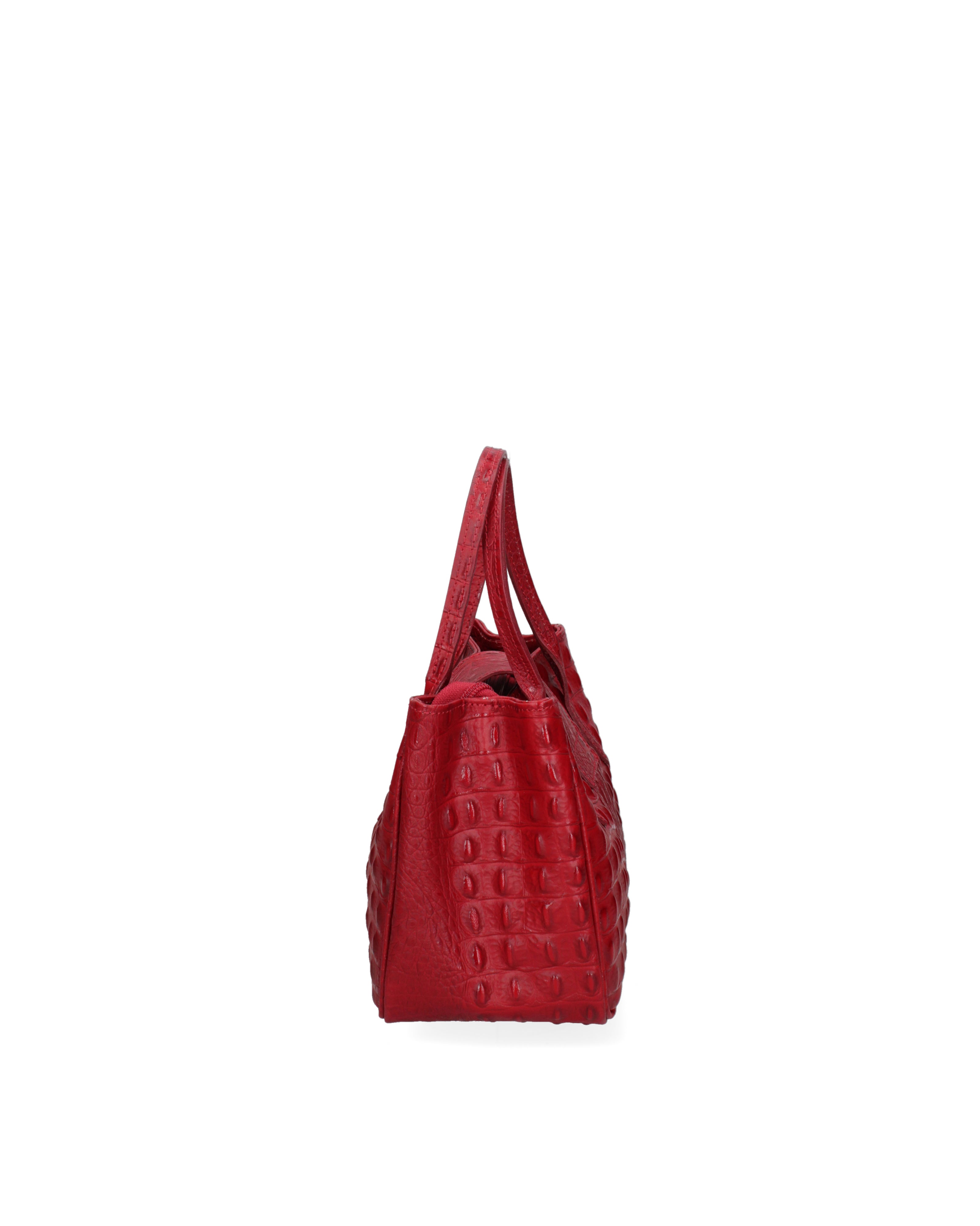 Cervo Borsa a tracolla da donna Vera pelle 7720-ROSSO Gave Lux