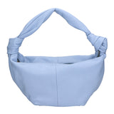 Lunaria Borsa a spalla da donna Vera pelle 06007-D220 AZZURRO Gave Lux