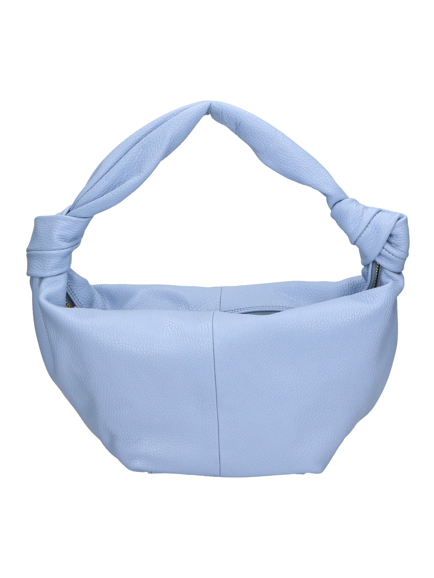 Lunaria Borsa a spalla da donna Vera pelle 06007-D220 AZZURRO Gave Lux
