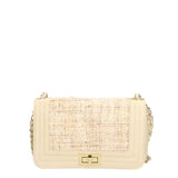Florelle Borsa a tracolla donna Vera pelle 1511-BEIGE Gave Lux