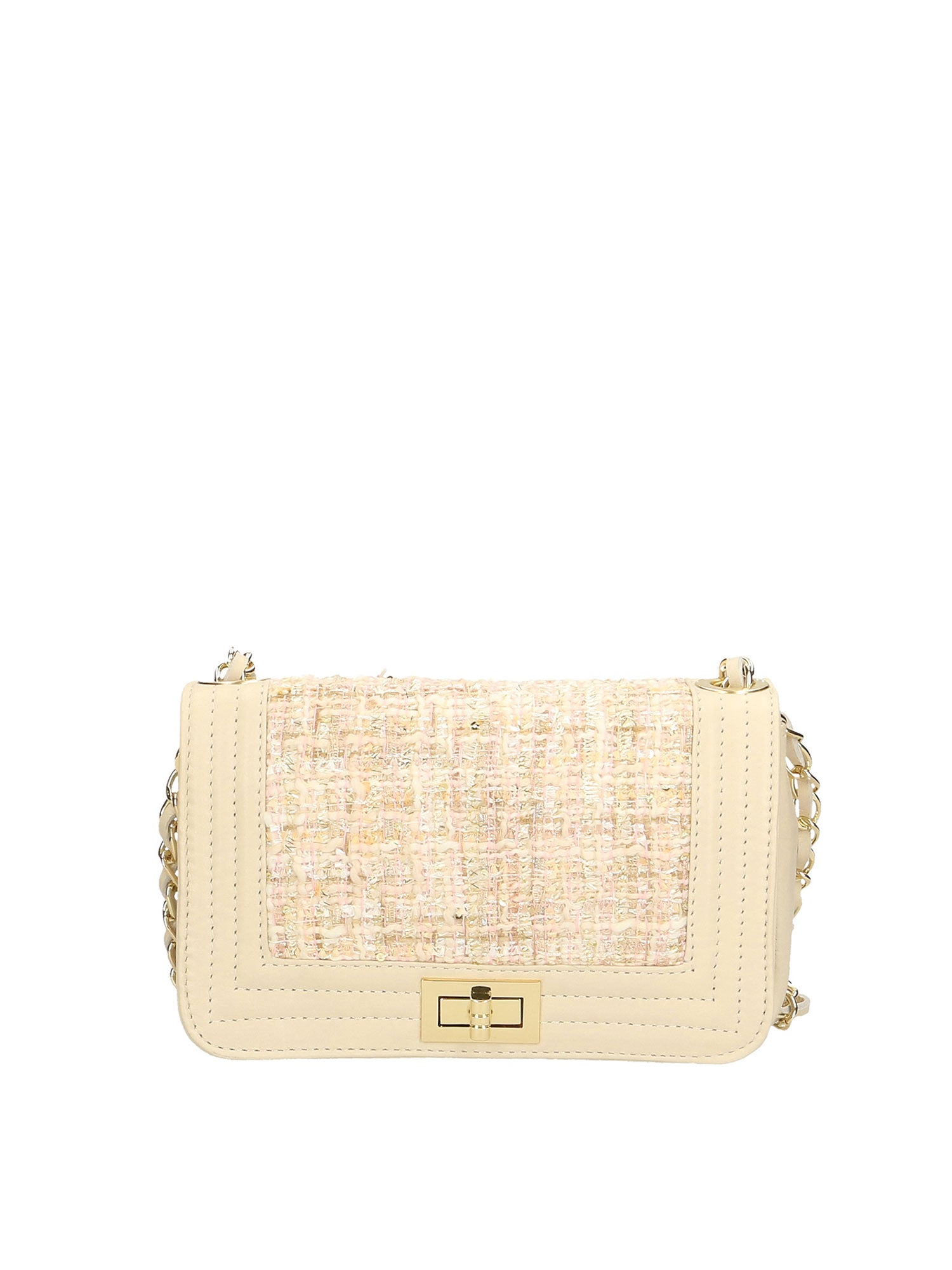 Florelle Borsa a tracolla donna Vera pelle 1511-BEIGE Gave Lux