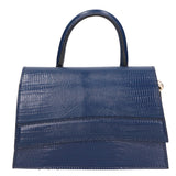 Ariel Borsa a mano da donna Vera pelle 05458-LU24 BLU JEAN Gave Lux