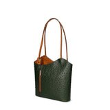 Chanel 3005-23 VERDE 06 CUOIO Zaino da donna in vera pelle Gave Lux