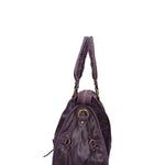 Elara Borsa a spalla da donna Vera pelle 06090-038 VIOLA SCURO Gave Lux