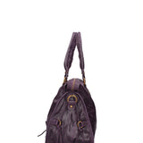 Elara Borsa a spalla da donna Vera pelle 06090-038 VIOLA SCURO Gave Lux