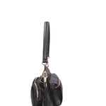 Borsa a spalla da donna Vera pelle 07147-D28 NERO Roberta Rossi