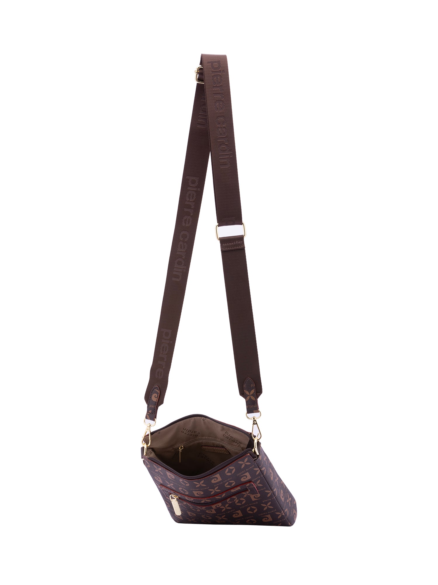 Volker Borsa a tracolla da uomo Ecopelle e poliestere 22240-MARRONE Pierre Cardin