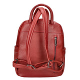 Antonia Zaino da donna 100% pelle 05434-D10 ROSSO SCURO DARK RED Gave Lux