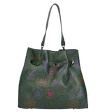 Voyageuse Borsa a mano da donna Vera pelle 564137-VERDE Gave Lux