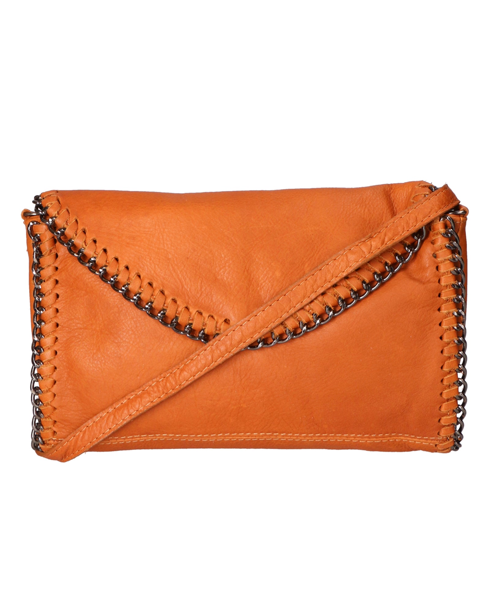 Liora 1330-CUOIO Pochette donna vera pelle Gave Lux