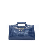 Acropoli Borsa a mano da donna Ecopelle VC-213-BLU NAVY 19V69 Italia
