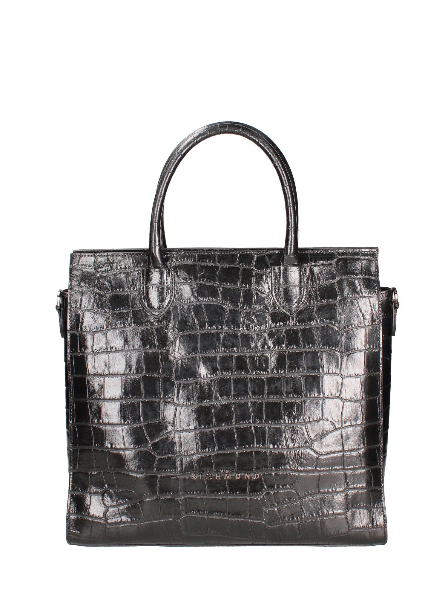 Borsa a mano da donna Vera pelle effetto cocco JR-W-1024-BLACK John Richmond