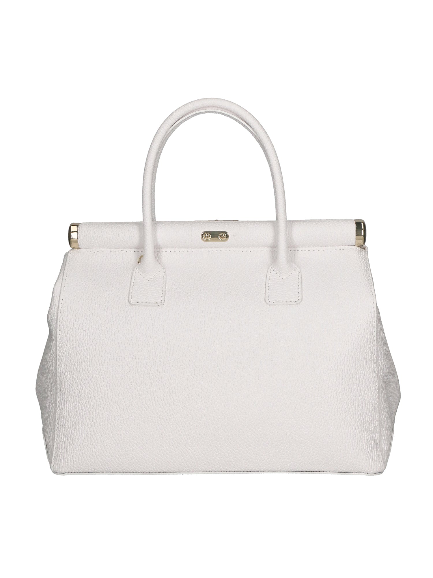 Aleria Borsa a mano da donna Vera pelle 8005-D01 BIANCO Gave Lux