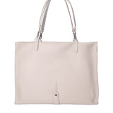 Borsa a mano da donna 100% vera pelle 07138-D86 GRIGIO PERLA Roberta Rossi