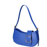 Borsa a spalla da donna 100% vera pelle 07213-L115 BLUETTE Roberta Rossi