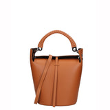 Seraphina Plus Borsa a secchiello da donna Vera pelle 6549-CUOIO Gave Lux