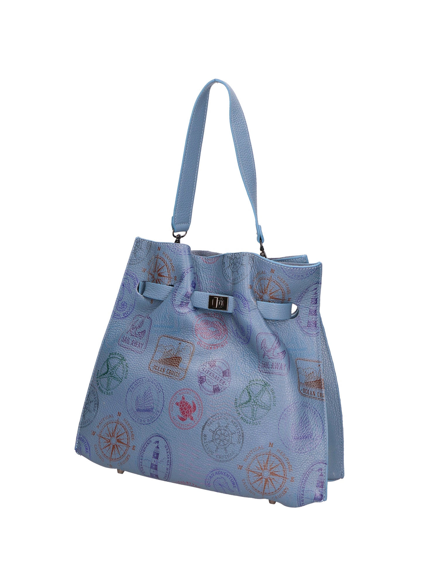 Voyageuse Borsa a mano da donna Vera pelle 564137-CIELO Gave Lux