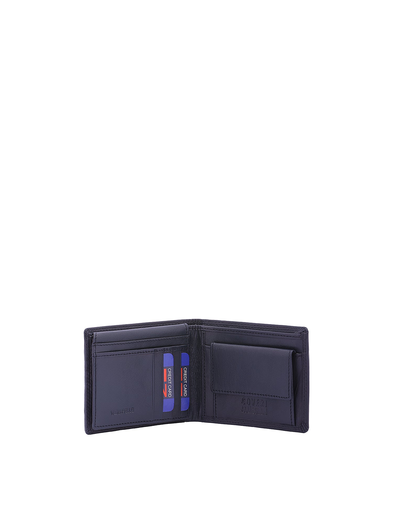 Portafoglio uomo in vera pelle Casual CC808-292-BLU Coveri Collection