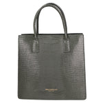 Giulia Borsa a mano da donna Vera pelle effetto cocco 468W-LU14 VERDE SCURO Viola Castellani