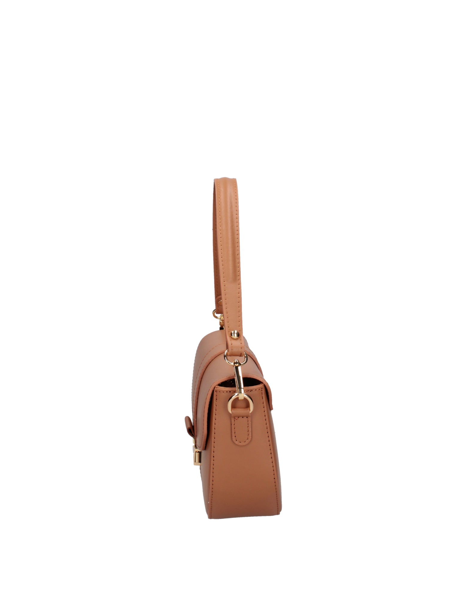 Borsa a spalla da donna Vera pelle 07229-L125 CAMEL Roberta Rossi