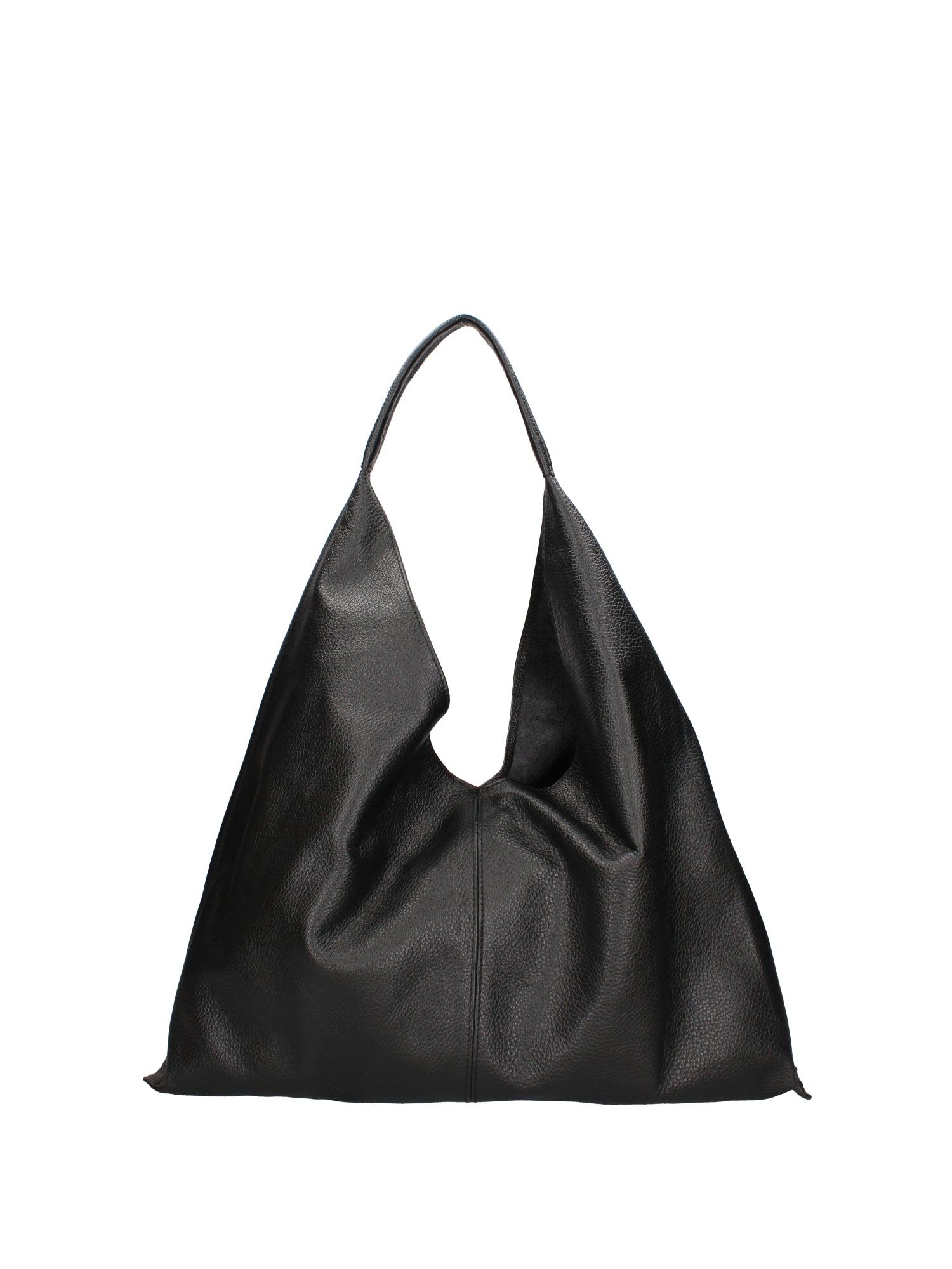 Borsa a mano da donna 100% vera pelle 07209-D28 NERO Roberta Rossi