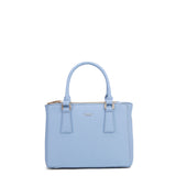 Borsa a mano da donna 100% pelle vegana PU 720-2PT-SKY BLUE Diana&co