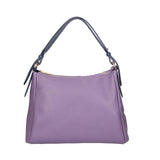 Vladimira Borsa a spalla da donna Vera pelle 06675-D87 VIOLET + D24 BLU Gave Lux