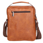 Borsa a tracolla uomo 100% PU Leather PCL3051-BROWN Northampton Polo Club
