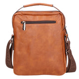 Borsa a tracolla uomo 100% PU Leather PCL3051-BROWN Northampton Polo Club