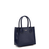 Borsa a mano da donna 100% pelle vegana PU 713-1PT-NAVY BLUE Diana&co
