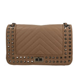 Bologna Borsa a spalla da donna Vera pelle 6590-TAUPE Gave Lux