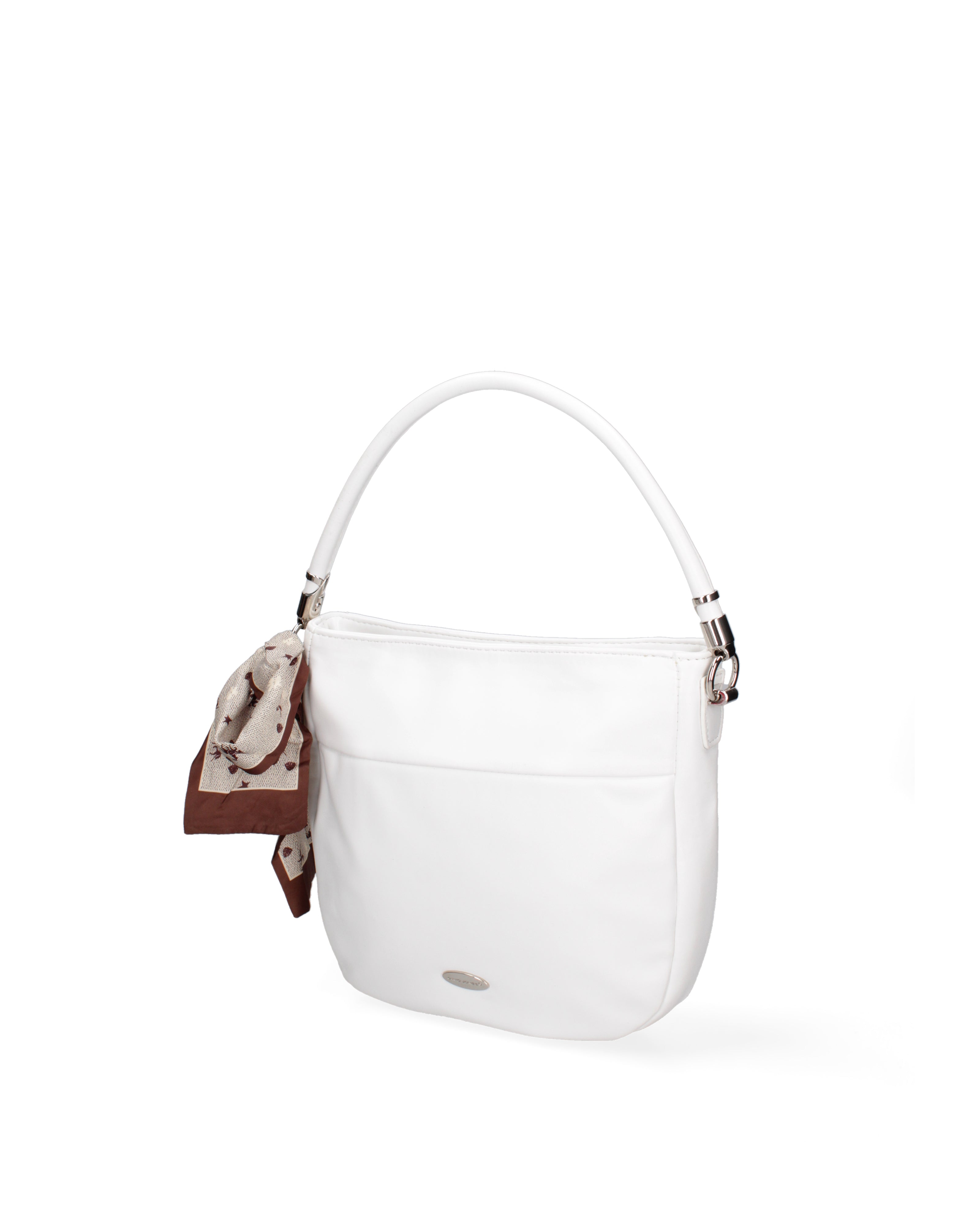 Borsa a mano da donna Ecopelle vegana CM6486-WHITE David Jones