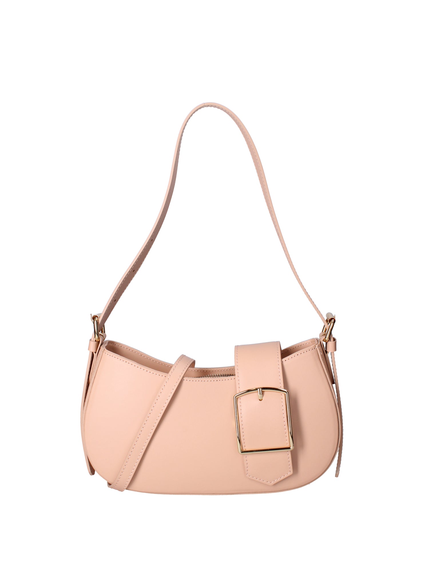 Borsa a spalla da donna 100% vera pelle 07213-L805 LILLA Roberta Rossi