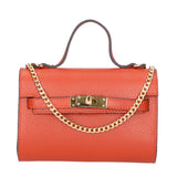 Uma Borsa a mano da donna Vera pelle 06525-D61 MATTONE(HP) Gave Lux