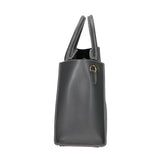 Lodovica Borsa a mano da donna Vera pelle 06544GRIGIO SCURO Gave Lux