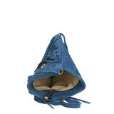 Solana Borsa a tracolla da donna Vera pelle 1518-BLU Gave Lux