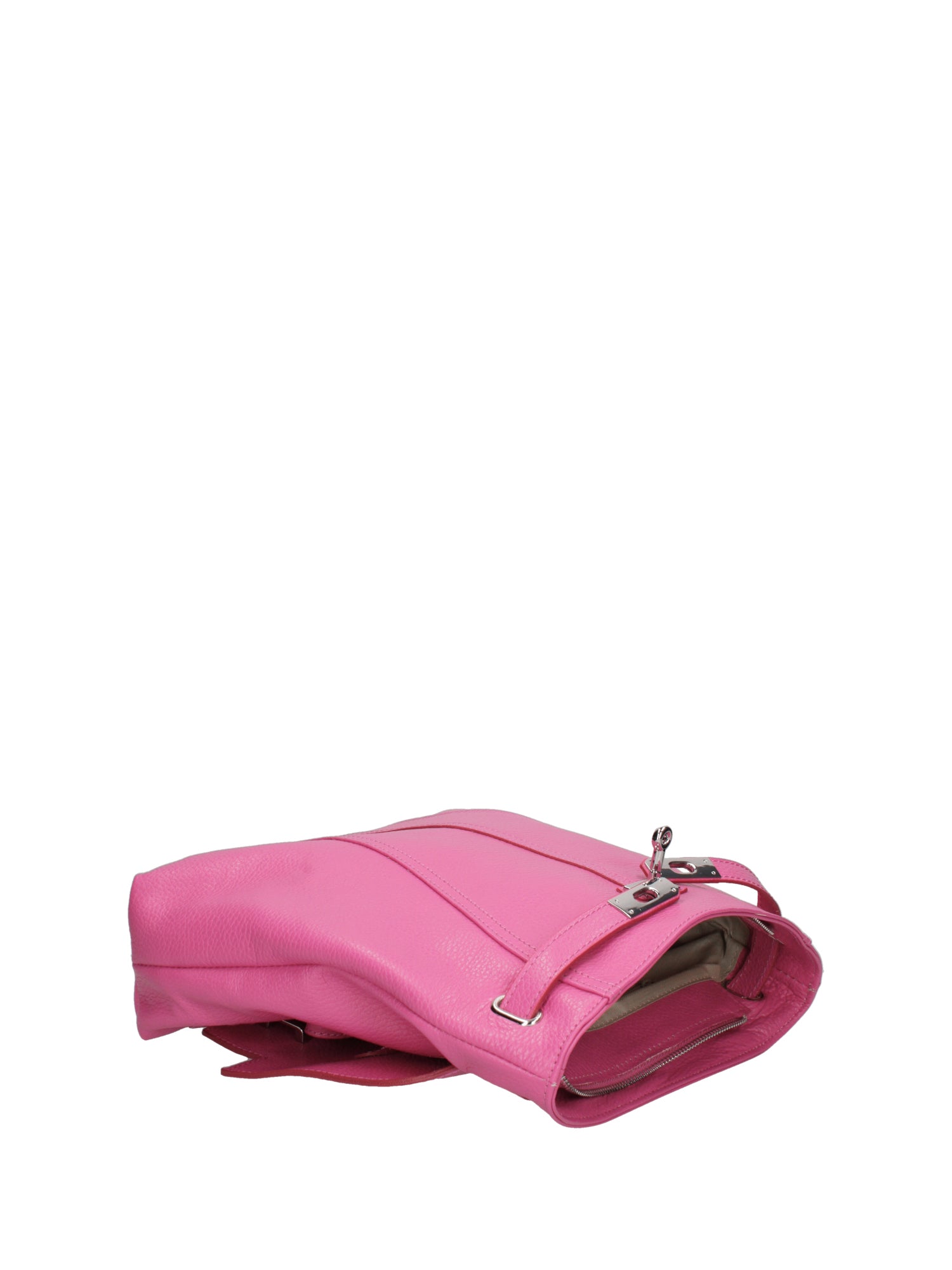 Borsa a mano da donna Vera pelle 07248-FUXIA CHIARO Roberta Rossi