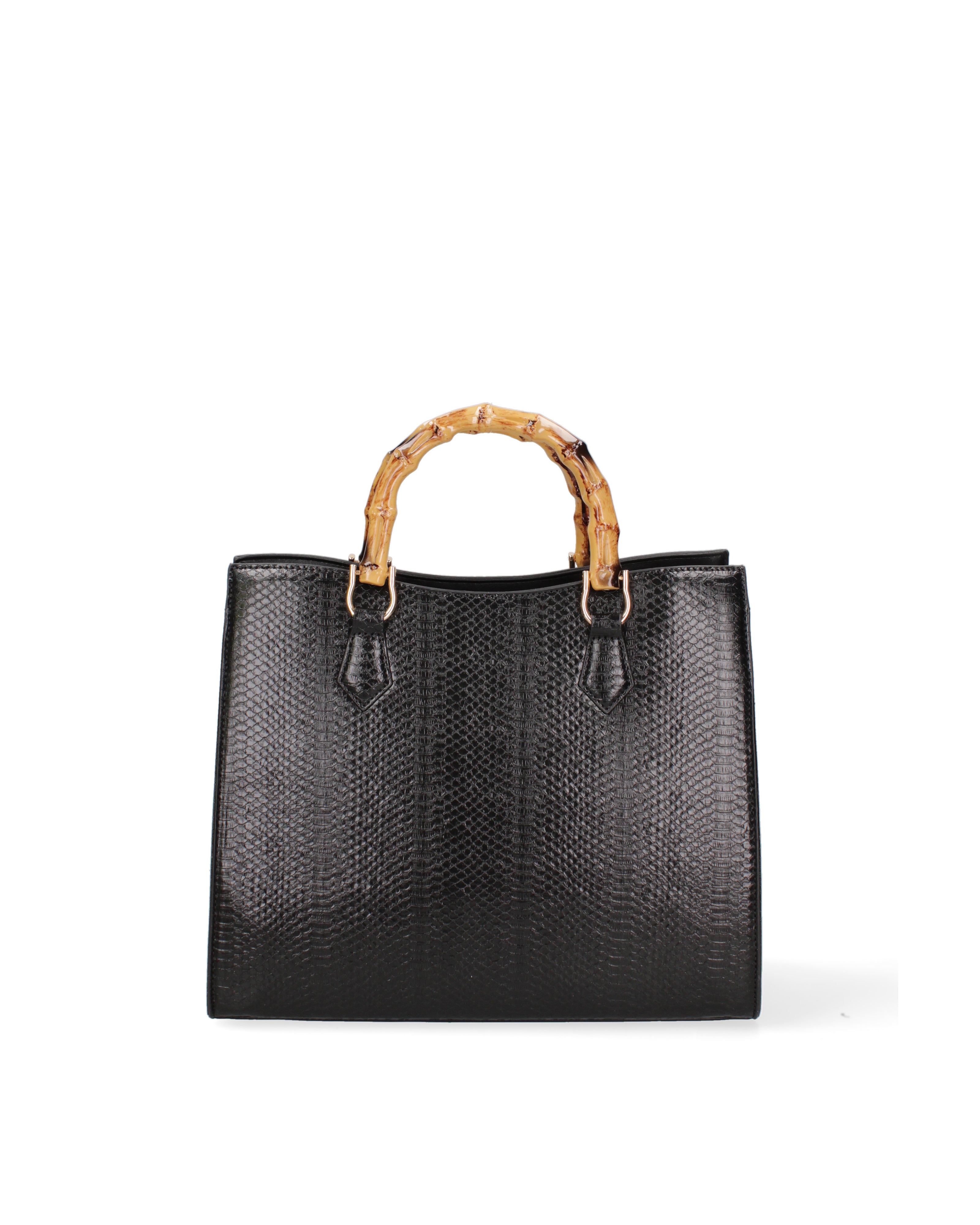 Borsa a spalla da donna Ecopelle vegana DC3333-3-BLACK Diana&co