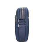 Borsa a tracolla uomo Pelle PU e nylon PCL3071-BLU Northampton Polo Club