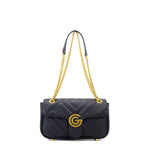 Borsa a tracolla da donna 100% pelle vegana PU GGB011BLK Gabriella G Firenze