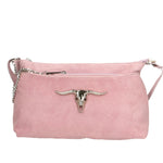 Embera Elite Borsa a tracolla donna Vera pelle scamosciata 8650-ROSA Gave Lux
